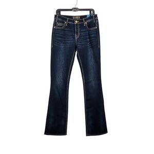 Rock N Roll Denim Women's Cotton Bootcut Riding Jeans Dark Wash- 30 X 38